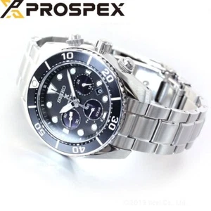 SEIKO PROSPEX SBDL061 Solar Chronograph Diver Scuba Men's Watch New - Picture 1 of 12