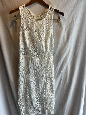 Charlotte Russe Size Small White Lace Overlay Midi ~Night~ New with Tags $34.99 - Image 1 of 4