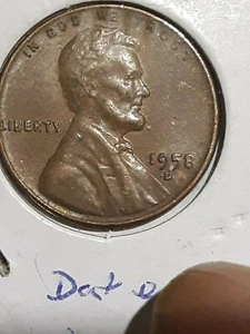 Error 1958-D LINCOLN "lamination Error on The Left wheat stock an it's  RPM D - Picture 1 of 2