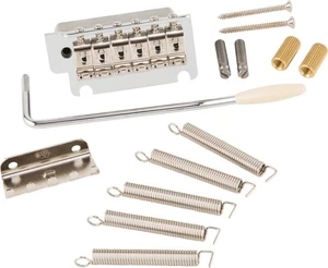 Genuine Fender Deluxe Series 2-Point Strat Tremolo Bridge, Chrome - 099-2079-000 - Picture 1 of 1