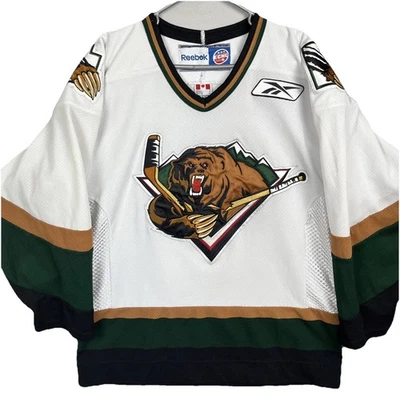 Utah Grizzlies ECHL Jersey Men’s Small White Vintage Canada CCM Reebok Vintage - Image 1 of 4