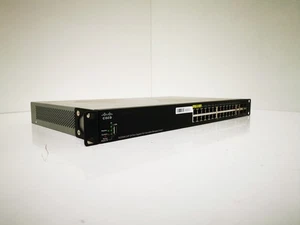 Cisco SG-500-28P-K9 V06 28Port PoE Switch With Rackmount ears - Afbeelding 1 van 8