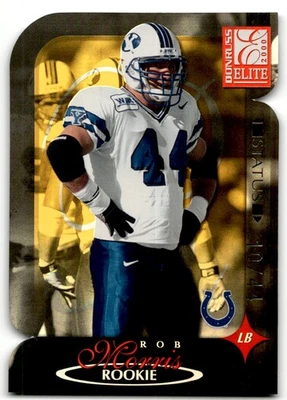 2000 Donruss Elite Status Rob Morris Rookie 10/44 BYU Cougars - Image 1 of 2