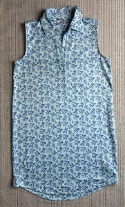 Vineyard Vines Performance Sankaty Lucaya Womens Small Blue Sea Coral Tank Dress - Picture 1 of 14