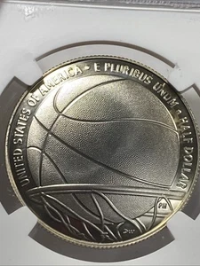 2020-S 50c Basketball Hall Of Fame Half Dollar NGC PF70 ULTCAM Item 9362 - Picture 1 of 4