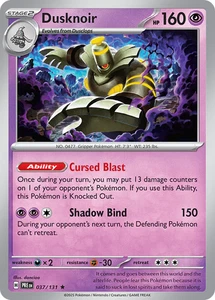 Dusknoir - 037/131 - Prismatic Evolutions - Holo - Picture 1 of 1