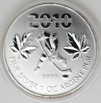 Silbermünze 1 oz .9999 Canada 2010 Elizabeth II, Vancouver 2010 - Bild 1 von 2
