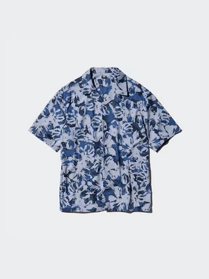 Uniqlo Open Collar Shirt Small - Image 1 of 4