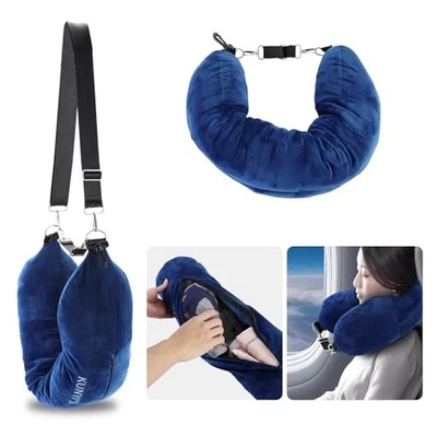 Travel Pillow You Stuff with Clothes As Carry-On Luggage Fits 5 Days of  - Image 1 of 4