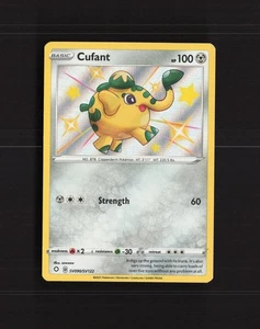 Tarjeta Pokémon Cufant SV090/SV122 Shining Fates Shiny Holo rara casi nueva - Imagen 1 de 10