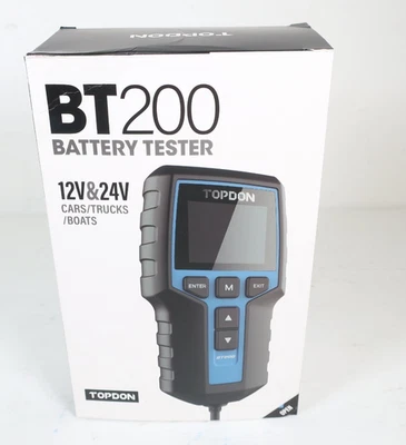 TOPDON BT200 Car Battery Tester 12V Load Tester Charging System Analyzer - Image 1 of 4