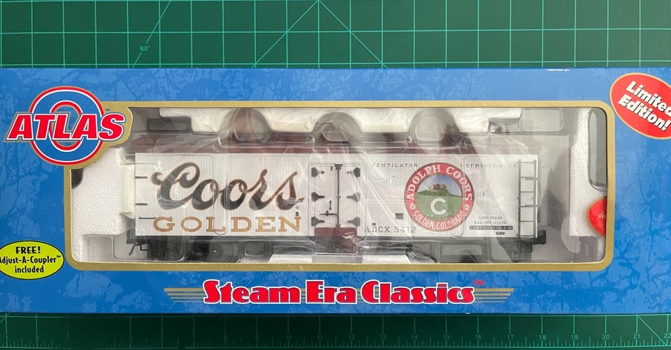 Atlas O Coors Woodside Reefer #5412    8141-3   3 Rail - Image 1 of 1