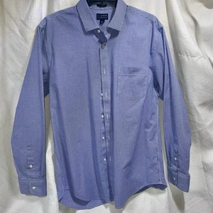 Herren J. Crew Thompson Langarm Button Down Hemd Gr. L blau kariert kariert - Bild 1 von 6