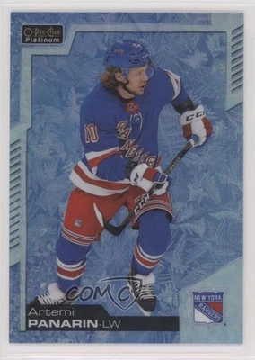 2020-21 O-Pee-Chee Platinum Arctic Freeze /99 Artemi Panarin #147 - Image 1 of 2