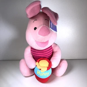 Peluche de lechón Disney con olla Hunny 2005 Fisher Price Winnie Pooh juguete suave 50 cm - Imagen 1 de 15