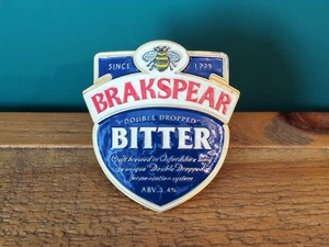Brakspear Bitter Metal Beer Ale Pump Clip Badge Pub Bar Breweriana - Picture 1 of 5