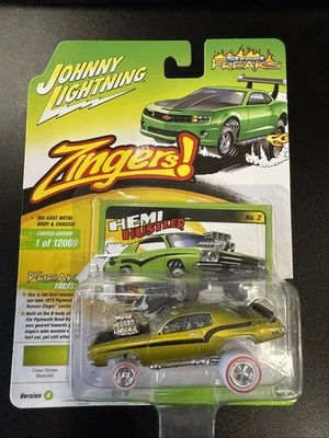 Johnny Lightning Street Freaks Zingers 1973 Plymouth Road Runner White Lightning Foto 1 de 4