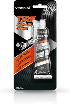 Tire Repair Glue, Black Rubber Cement, Sidewall Scratch Sealer,...  - Image 1 of 4