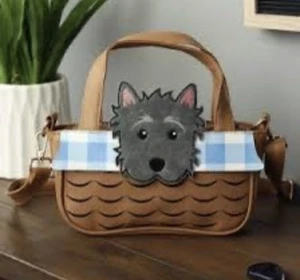 Toto Bag Zip Purse Doggie Basket Wizard Of Oz Costume Accessory Rare - Picture 1 of 4