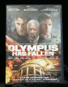 Olympus Has Fallen📀 Gerard Butler Aaron Eckhart Morgan Freeman Action DVD 2013 - Picture 1 of 3
