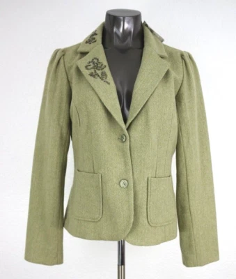 NEW Old Navy Embellished Women's Wool Blend Blazer Jacket Size L - Image 1 of 4