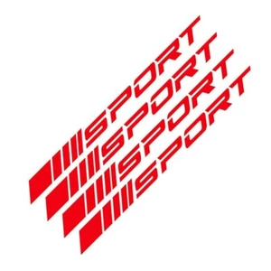 2X(Sport Decal Sticker Wheels Rims Racing Car Sticker Self Adhesive Car Door ) - Picture 1 of 6