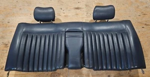 MERCEDES BENZ W126 560SEL 420SEL 300SDL BLUE TOP REAR SEAT WITH ARMREST - Picture 1 of 13