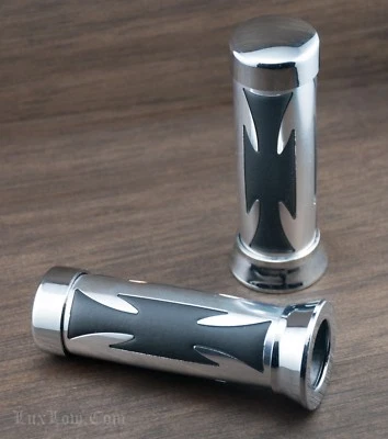 Iron Cross Chopper Bike GRIPS  Vintage Schwinn Stingray Lowrider Cruiser Bicycle - Image 1 of 4