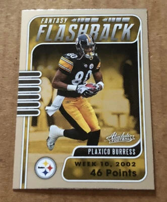 2020 ABSOLUTE FANTASY FLASHBACK #20 PLAXICO BURRESS STEELERS $$$$ - Image 1 of 3