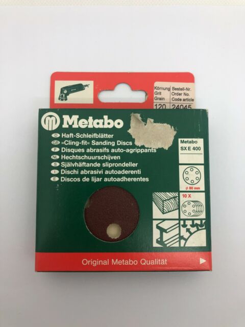 Metabo Disques Abrasifs ø80mm Auto-Agrippant (x25)