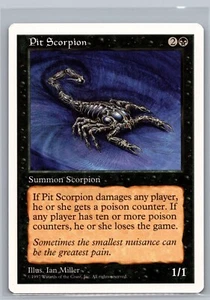 Pit Scorpion NM Fifth Edition Vintage Magic the Gathering MTG - Picture 1 of 2