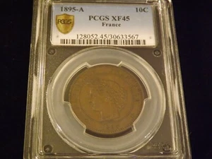 1895-A 10 C France PCGS XF 45 - Picture 1 of 2
