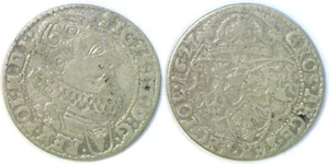 1627 Poland Sigismund III Vasa 1587-1632 6 Groschen Silver KM# 42 - Picture 1 of 3