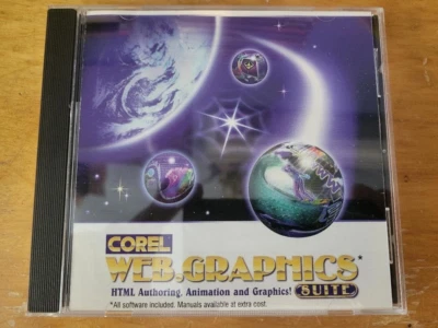 Corel Web Graphics Suite Windows 3.1 95 & Corel Draw 7 30-day trial disc - Image 1 of 2