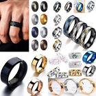 Mens Women Ring Bands Finger Ring Decor Lover Couple Rings  Jewelry Wedding Ring