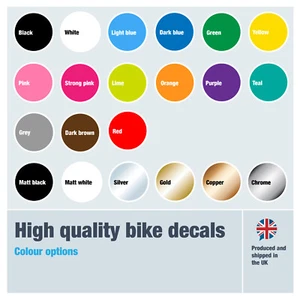 Frog bike labels / decals / stickers, 5+ years external quality (25 pack) - Picture 1 of 7