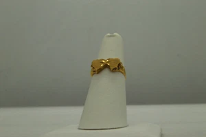 14k Yellow Gold Double Heart Ring ch2001 - Picture 1 of 1