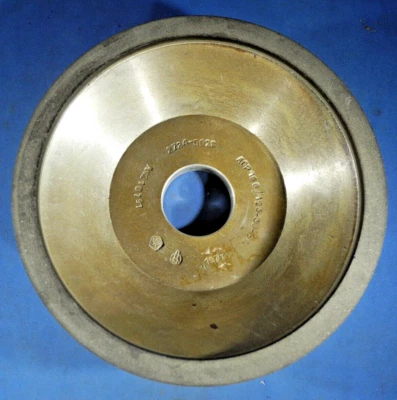 VTG 1977 Conical Diamond Grinding Wheel ACP160/125-50-61  5 7/8" Jewelry Tool - Image 1 of 4