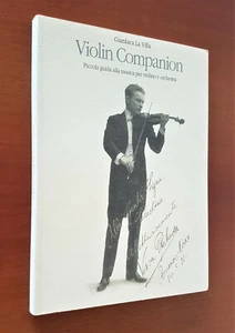 La Villa G. VIOLIN COMPANION Piccola guida alla musica per violino...Autografato - Imagen 1 de 2