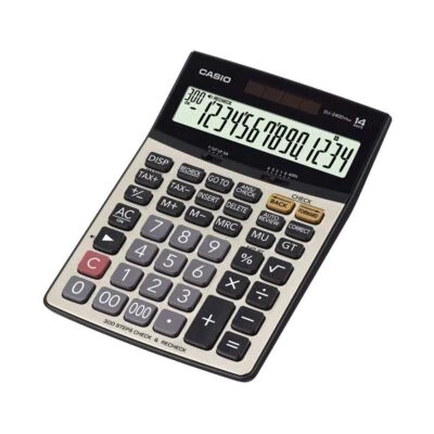 Casio DJ-240D Plus 300 Steps Check and Correct Premium Desktop Calculator - Image 1 of 4