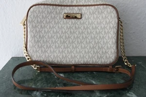Michael Kors Umhängetasche, klein, beige mit grau, gebraucht - Bild 1 von 5