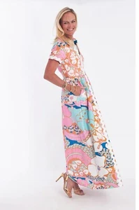 CK Bradley CULOTTE Coulotte- Retro Romper Narnia Nectarine Groovy XS New $398 - Picture 1 of 6