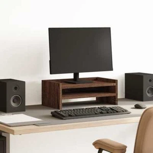 Supporto per Monitor Rovere Marrone 42x24x16 cm in Truciolato - Foto 1 di 9