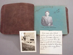 DAD'S PHOTO ALBUM Done in WWII Overseas - all original - Picture 1 of 24