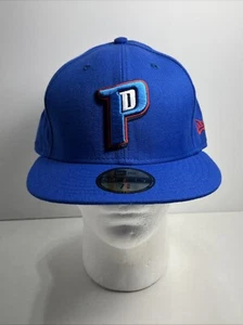 New Era 59FIFTY 7 5/8” Detroit Pistons Blue Flat Bill Hat, ¡NUEVO! - Imagen 1 de 10