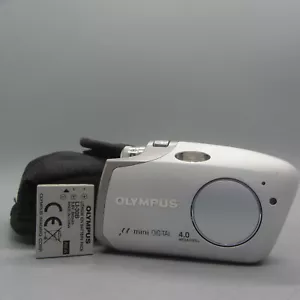 Olympus Digital Camera Mju Mini 4.0MP Silver Tested - Picture 1 of 8