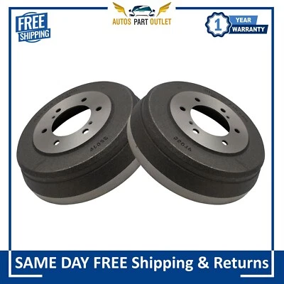 Новая пара задних тормозных барабанов для пикапа с жестким кузовом 91-04 Infiniti QX4 Nissan D21 - Изображение 1 из 4