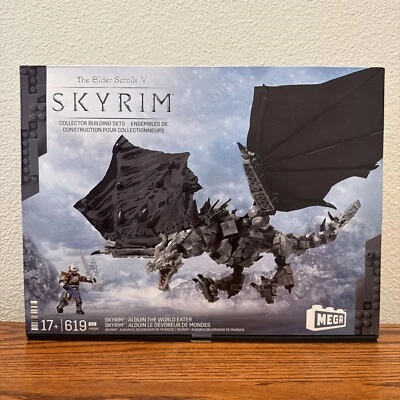 ASAP Ship MEGA Skyrim Alduin The World Eater Dragon HXR98 Dragonborn Dovahkiin - Image 1 of 4