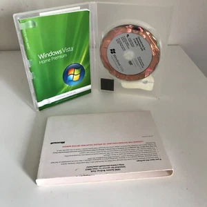 Windows Vista Home Premium OEM Software DVD Disc + Key - T26 - Photo 1/5