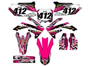2009-2012 CRF 450 R MAYHEM Pink Senge Graphics Kit Compatible with Honda - Picture 1 of 10